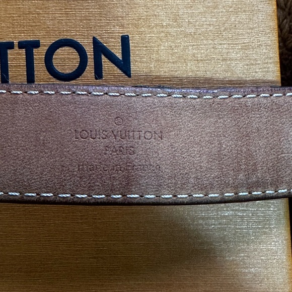 Authentic Louis Vuitton 25mm Monogram Mini Belt| Size 90 CM - Picture 7 of 12